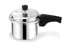 Iveo Indo-Green Aluminium Outer Lid Induction Base Pressure Cooker of 3Ltrs | Durable & Efficient Cooking for Induction & Gas Stoves | Ideal for Faster Meal Preparation | Warranty for 1 Year