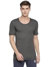 Macroman M-Series Warmax Half Sleeves U/Neck for Men|Polyester|Pack of: 1 Black