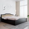 Nilkamal Willy King Bed with Box Storage | Engineered Wood | Contemporary Design | Wenge