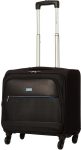 VIP BETA 46CM POLYESTER 4W BLACK BUSINESS Overnighter & Briefcase 4 Wheels – 18 Inch