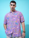KETCH Men Printed Casual Multicolor Shirt
