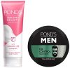 POND’S Bright Beauty Spot-less Glow Face Wash With Vitamins, Removes Dead Skin Cells & Dark Spots, Double Brightness Action, All Skin Types, 200g & POND’S Men Oil Control Face Crème (Cream), 55 g