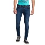 Spykar Men’s Solid Slim Fit Jeans (Size: 32)-ECSS2BB027-Dark Blue