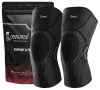 Cockatoo Knee Support For Men,Knee Cap Compression Support for Gym Running, Cycling, Sports, Jogging, Workout Pain Relief,Material: Nylon & Spandex(Pack Of Two) (C-KNEE-222-BLACK, S)
