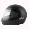 Sage Square Audi Full Face Clear Visor Helmet | ISI Certified | High Standard Safety | Extra Comfort & Stylish (Medium, Black Matte)
