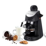 Wonderchef Regenta Espresso Coffee Maker, 5-bar with Steamer, Make Espressos, Cappuccinos & Lattes at Home, With Steamer, Metal Porta Filter, Temperature Dial, 2 Years Warranty