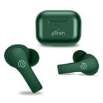 pTron Bassbuds Tango ENC Bluetooth Truly Wireless in Ear Earbuds with mic, Movie Mode, 40Hrs Playtime, Bluetooth Headphones 5.1, Deep Bass, Touch Control TWS Earbuds & Type-C Fast Charging (Green)