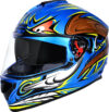 STUDDS Drifter D4 Motorbike Helmet(BLUE N12)