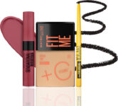 MAYBELLINE NEW YORK Ananya’s Makeup Essentials: Fit Me Tint 05 + Colossal Kajal + SLM Touch of Spice(Shade 05, Black, Touch of Spice, 30 ml)