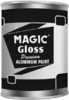 Magic Paints Silvio Aluminum Paint for Metal Surfaces Aluminium Silver Enamel Wall Paint(50 ml)
