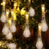 Desidiya® Fairy 14 Water Drop LED String Lights – Warm White Plug-in for Diwali, Birthdays, Festivals, Weddings, and Home Décor (Patio, Lawn, Restaurants)