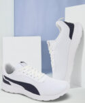 PUMA Plush Comfort Running Shoes For Men(White , 8)