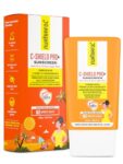 Nuatrafol Vitamin C-Shield Pro+ Sunscreen | SPF 50 PA++++ | Matte Finish & Water-Light Fluid | With 10% Vitamin C, 1% Hyaluronic Acid & 1% Ceramide | No White Cast | Broad Spectrum UVA/UVB Protection | 50gm