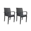 Cello Ecstasy Chair Set Pack of 2 – Grey
