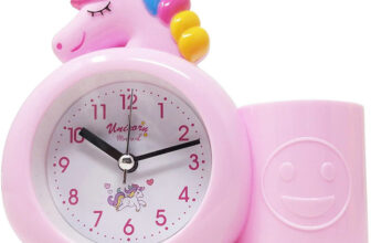 PW PENCILWALA Analog Pink Clock