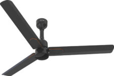 Polycab Wizzy Neo DLX 1200mm 5 Star Advanced BLDC, High Delivery, Remote Ceiling fan 5 Star 1200 mm 3 Blade Ceiling Fan(BLDC Motor | Galaxy Black | Pack of 1)