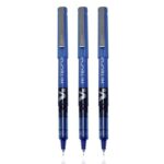 Pilot V5 Liquid Ink Roller Ball Pen -Blue(Pack of 3), (9000014710)
