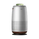 Havells Studio Meditate AP400 Air purifier with TiO2 module + HEPA 14 grade filter + Portable AQI Monitoring, Wi-Fi Enabled. One Composite Filter Free during Service (Silver Satin)