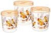 Aristo Store Queen Air-Tight Storage Container set of 3,Tranparent