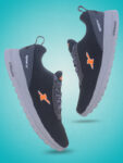 Sparx SM 414 Walking Shoes For Men(Orange, Grey , 6)