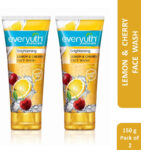 Everyuth Naturals Brightening Lemon & Cherry |Deep Cleansing, Oil Control & Tan Reduction Face Wash(300 g)