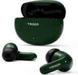 TRIGGR Ultrabuds N3 with Crisp Calling, 50H Playtime, 13mm Drivers, BassXpand Bluetooth(Jungle Green, In the Ear)