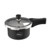 Pigeon Aluminium Hard Anodised Pressure Cooker Outer Lid with Induction Base (Black, 2 L)