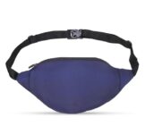 BigPlayer Unisex Waterproof Nylon Waist Bag – Adjustable Travel Fanny Pack for Men & Women | Lightweight Trainer Belt Pouch for Gym, Hiking, Cycling, Outdoor Use (Blue)
