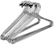Lashkara Chrome Steel Shirt Pack of 12 Hangers For Shirt(Steel)