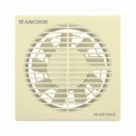 Anchor By Panasonic Air Wave 150mm Exhaust Fan, Pipe Series Exhaust Fan for Kitchen, Bathroom, Cutout Size 152mm Dia., Ivory