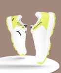 PUMA Cricket Scorer Cricket Shoes For Men(White , 6)