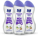 Parachute Advansed Nourishing Body Wash, Natural coconut Milk and Cocoa Butter, Hydrated Soft Skin(3 x 250 ml)