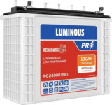 LUMINOUS RC 24000 PRO Tubular Inverter Battery(180Ah)