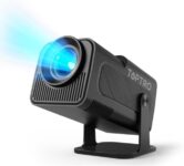 TOPTRO Free Style 1080p Native Resolution Projector 4K Ultra HD Support, 270° Rotatable, 9500L, Android 11 WiFi Bluetooth Inbuilt YouTube Netflix PrimeVideo Hotstar HDMI USB 150″ Max
