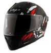 Vega Bolt Bunny Dull Black Red Helmet-M