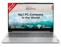 Lenovo IdeaPad 1 AMD Ryzen 5 5625U 15.6 inch (38.5cm) FHD Laptop (16GB RAM/512GB SSD/Windows 11/Office Home 2024/3 Month Game Pass/Grey/1.6Kg), 82R4011CIN