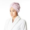 Amazon Brand – Solimo – Cotton Bath Headwrap | Microfiber | Fade Resistant | Purple