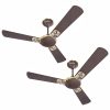 Havells Enticer Art 1200mm 2 Star Energy Saving Ceiling Fan (Flora Espresso Brown, Pack of 2)