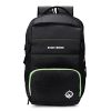 Nasher Miles Stony Brook Aurora 5 Compartment Laptop Backpack 40 L (Black-Green)