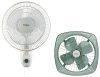 Havells Ventil Air DB 300mm Exhaust Fan (Pista Green) Swing High Speed 300mm Wall Fan (Off White)