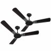 Havells 1200Mm Enticer Art Energy Saving Ceiling Fan (4.2 stars, Mettaclic Black Chrome, Pack Of 2)