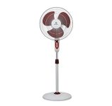 Havells 400mm Pedestal Fan | Three Speed Control | Strong & Stable Base | Jerk Free Oscillation, Smooth Swing Operation | 2 Year Warranty | Twin Colour Design : White & Red | Accelero