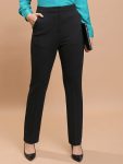 KETCH Regular Fit Women Black Trousers