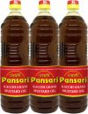 Pansari Kacchi Ghani Mustard Oil Plastic Bottle(3 x 1 L)