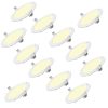 Polycab 5 Watt LED Down Light Scintillate Integral Slim Round Smart Offers Bright Lumination Long Lifespan No Harmful Radiation (‎‎Warm White, 3000K, 12 PCS, Cut Out: 3.14 inches)