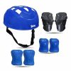 Guru Skating Guards, Skating Guards for Kids (Large), Skating/Cycle Protective Gear Skating Guard Combo (Blue)