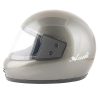 Sage Square Audi Full Face Clear Visor Helmet | ISI Certified | High Standard Safety | Extra Comfort & Stylish (Large, Grey Glossy)