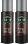 BRUT Musk Deodorant Spray for Men Deodorant Spray – For Men(400 ml, Pack of 2)