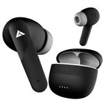 Boult Audio Newly Launched X60 True Wireless in Ear Earbuds with 30dB Active Noise Cancellation, 30H Playtime, Quad Mic ENC, 45ms Low Latency Gaming, 13mm Bass Drivers, Made in India Ear Buds (Black)