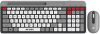 Ant Esports WKM22 Wireless Keyboard& Mouse Combo Set(Grey / White)